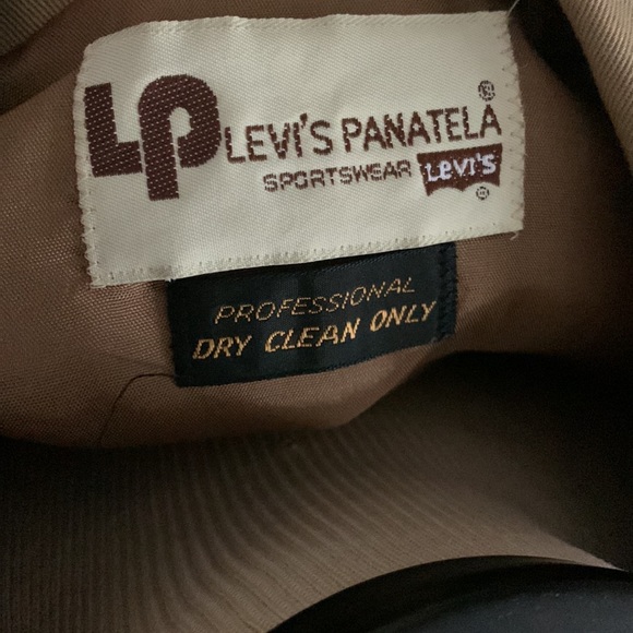 Vintage Safari 70's Levi's Panatela Button up short sleeve Size Medium - Picture 6 of 6